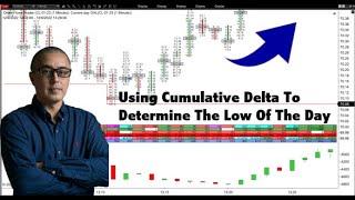 Using Cumulative Delta To Determine The Low Of The Day