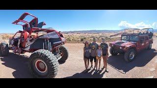 Hell's Revenge Trail in a Hummer H1 Moab Utah 2022 Moab Adventure center Slickrock Hummer Safari.