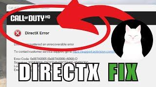 How to Fix Warzone DirectX 'Encountered an Unrecoverable Error' | Crash Fix Guide 2024