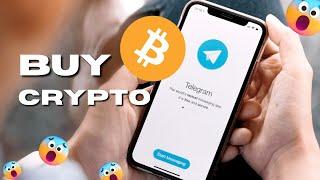 How to Buy Crypto on Telegram | Bitcoin, USDT and Toncoin