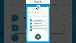 Learn Planning and Administering SharePoint 2016 online | Koenig Solutions