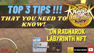 TOP 3 TIPS ON PLAYING RAGNAROK LABYRINTH NFT SO YOU MAY FEEL THE BETTER EXPERIENCE