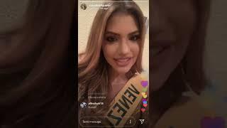 #Missgrandinternational2019 #MissVenezuela insta live.