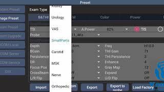 How to change system preset on Youkey SonoiQ software