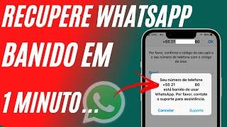 WHATSAPP BANIDO? Aprenda a Recuperar em 1 Minuto