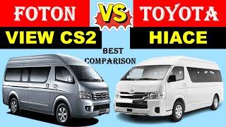 ALL NEW Foton VIEW CS2 S  Vs ALL NEW Toyota HIACE | Which one is better ?