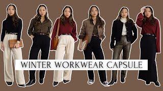 Winter Workwear Capsule Wardrobe | Smart Casual Office Outfits