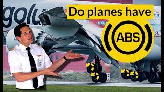 Do PLANES have ANTI-SKID??? How to PREVENT SKIDDING? Explained by CAPTAIN JOE