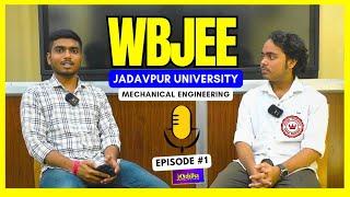 INTERVIEW with WBJEE 2023 TopperJADAVPUR UNIVERSITY Mechanical Engineering #wbjee2024 #wbjee