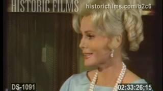 A VISIT TO ZSA ZSA GABOR's BEDROOM ( & HOUSE!) 1967