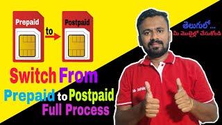 How to Switch Airtel Prepaid to Postpaid Full Process || How to Change Airtel Prepaid to Postpaid