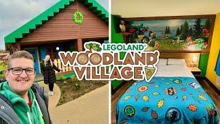 Our FIRST TIME Staying At The LEGOLAND Woodland Village! FULL Tour & Review