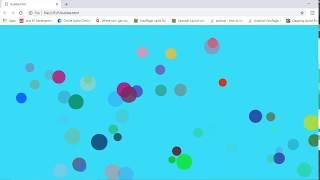 Bubble animation with Javascript | CANEL Group