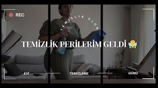 TEMİZLİK PERİLERİM GELDİİİ #temizlikvlog