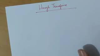 EC 370: Digital Image Processing Module 5: Hough Transform