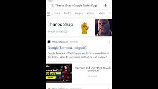 Thanos snap trick 2021 || Google thanos trick || Google trick