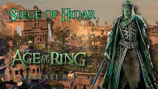 Age of the Ring 8.1 - The Siege of Hidar as The Grey Company - Custom Map - BfME II RotWK #letsplay