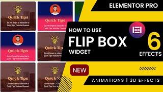  How to Use Flip Box Widget in Elementor Pro | Tutorial