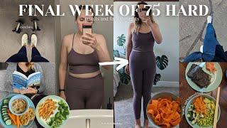 final week of 75 HARD | results *full week of eating & exercises*