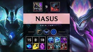 Nasus Top vs Aatrox: Perfect KDA, Legendary - EUW Diamond Patch 14.19