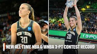 Sabrina Ionescu breaks ALL-TIME 3-Point Contest record for WNBA & NBA  | WNBA on ESPN