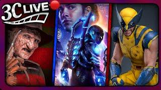 3C Live - Possible Freddy Krueger Movie, Blue Beetle Is Back, Deadpool & Wolverine Updates