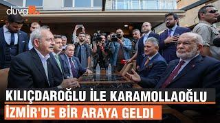 Kemal Kılıçdaroğlu ile Temel Karamollaoğlu İzmir'de bir araya geldi