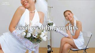 SHOPEE: CIVIL WEDDING DRESSES & SUITS (Pre-nup/Intimate Weddings)