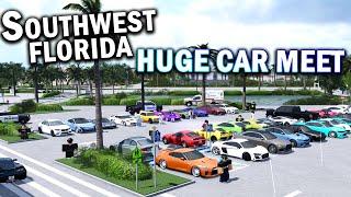 HUGE CAR MEET!! (NEW WHEELS UPDATE) || ROBLOX - Southwest Florida Roleplay