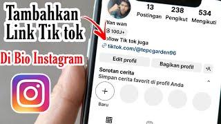 tutorial Cara menambahkan link tiktok di bio Instagram kita