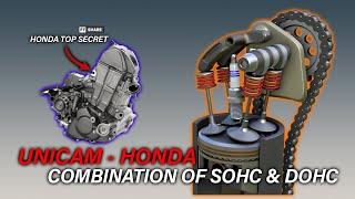 Combination Of SOHC & DOHC | UNICAM From HONDA