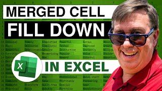 Excel Cell Unmerge and Fill Magic: Unmerge And Fill Cells  - Episode 2221