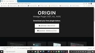 Cymatics Origin   Vintage Plugin