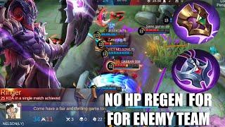 UNKILLABLE HYLOS | TIPS AND TRICKS ON HOW TO HYLOS | NO HP REGEN FOR ENEMY | BEST BUILD 2021 | mlbb