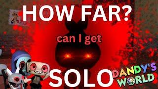 How Far Can I Get With Shrimpo SOLO? (Dandy's World)