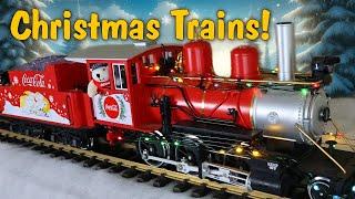 Model Trains Around The Christmas Tree - 10 years of Christmas Train videos from Jim Zim's House