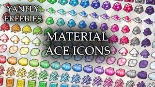 Yanfly Freebies - Material Ace Icons