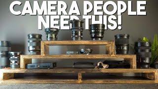 Perfect simple way for camera nerds to display your lenses