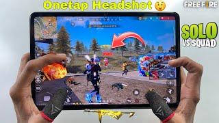 Xiaomi pad 6 free fire 1 vs 4 gameplay 29 kill with 3 finger handcam one tap headshot