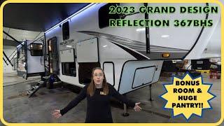 Extra Bedroom or Work Office! 2023 Grand Design Reflection 367BHS