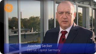 60 Sekunden mit Joachim Secker, CEO GE Capital Germany: Der deutsche Mittelstand investiert in F&E