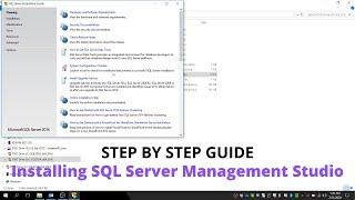 Part 1 - Installing SQL Server Management Studio Step by Step Guide | KGP Tutorials