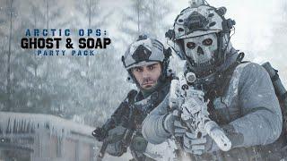Ghost Cold Biter Soap Snow Suit Skins Ghost & Soap Modern Warfare 3 Arctic Ops Party Pack