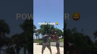 Power Hour Round with  Wavy Abe on Miami Beach Dempseylions.com….. Get Some #Boxing #Fitness