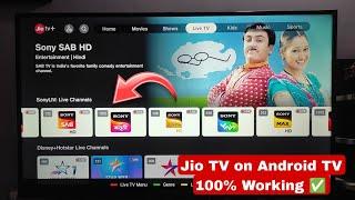 Jio TV on Android TV | Jio TV+ on smart TV | How to install Jio TV on smart tv
