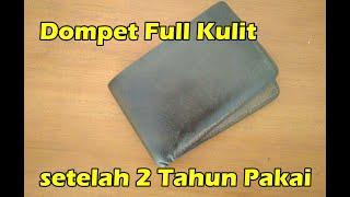 Dompet Kulit vintage, crazy horse leather full kulit review pemakaian lama