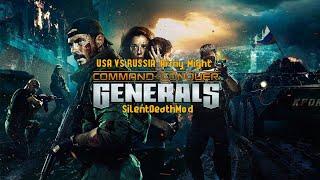 【 Silent Death Mod 】- USA VS RUSSIA  Army Might - Generals ZH