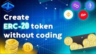 Create Your Own ERC20 or Deflationary Token Without Programming Skills Using CryptoDo