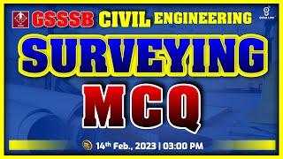 Surveying MCQ | GSSSB | CIVIL ENGINEERS | LIVE @03:00pm #gyanlive #surveyor #surveying #gsssb