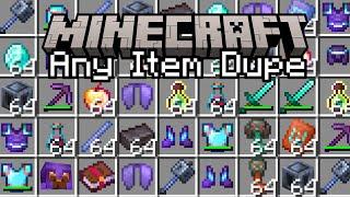 How To INSTANTLY Dupe ANY Item In Minecraft 1.21+ -Tutorial- (Super Op Dupe Glitch)